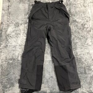 Black Ice Snow Pants Mens Small Black Insulated Ski Snowboard 1190